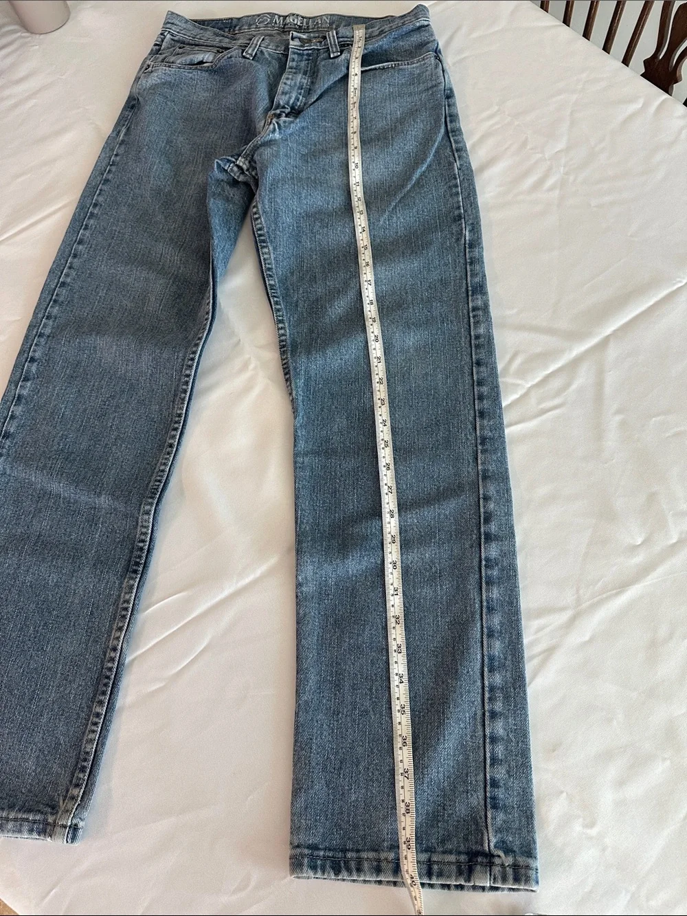 Magellan Outdoors Men's Straight-Leg Denim Jeans - Medium Blue